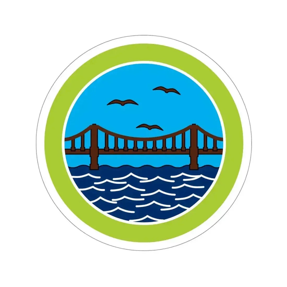 Engineering (Boy Scouts Merit Badge) STICKER Vinyl Die-Cut Decal 4 Inch - The Sticker Space