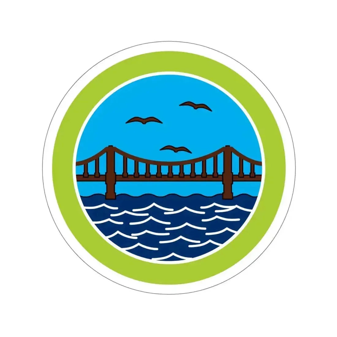 Engineering (Boy Scouts Merit Badge) STICKER Vinyl Die-Cut Decal 5 Inch - The Sticker Space