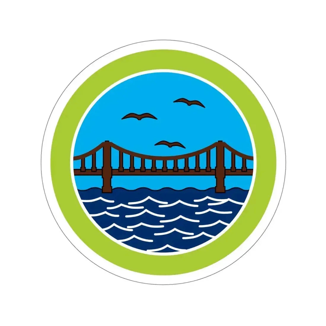 Engineering (Boy Scouts Merit Badge) STICKER Vinyl Die-Cut Decal 5 Inch - The Sticker Space