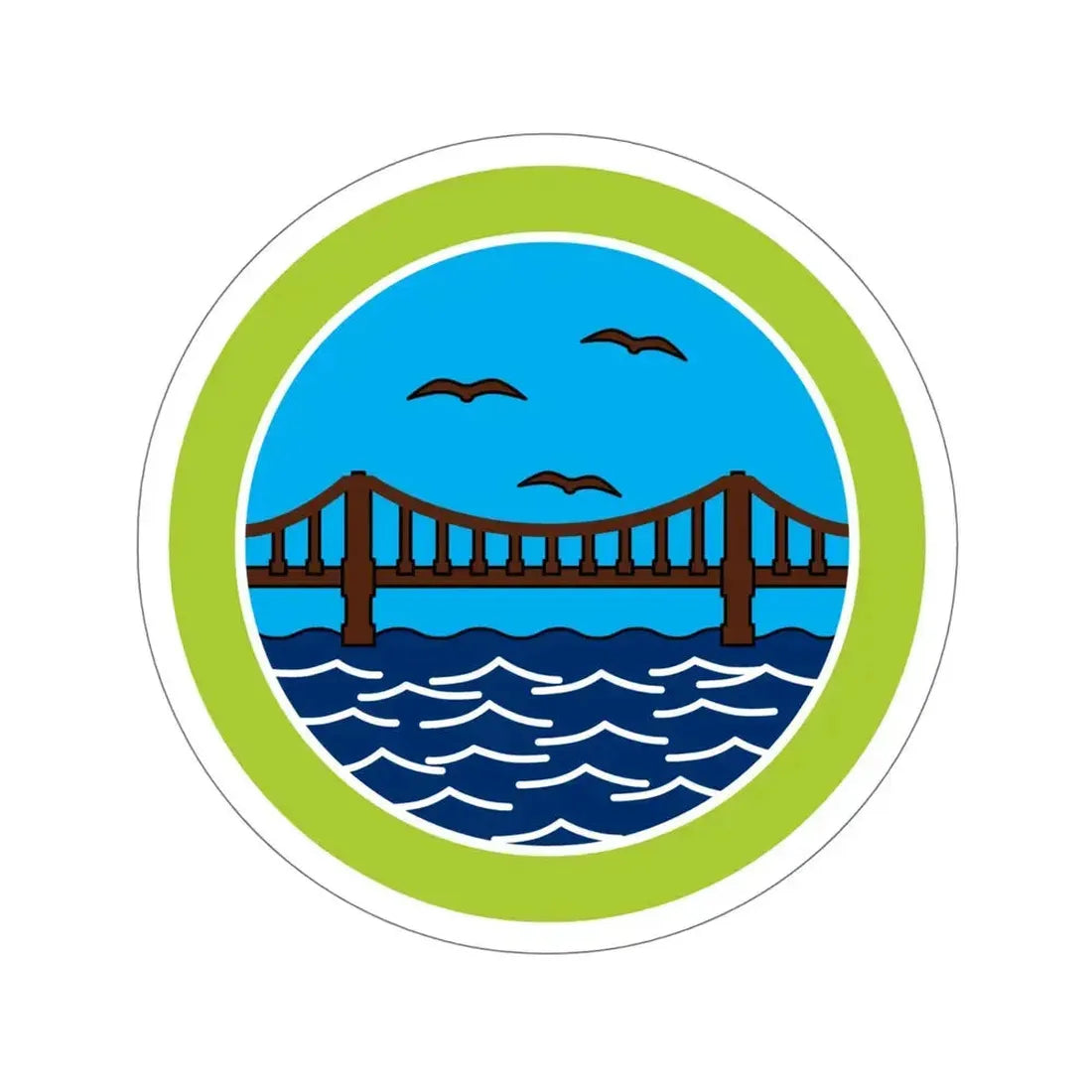 Engineering (Boy Scouts Merit Badge) STICKER Vinyl Die-Cut Decal 6 Inch - The Sticker Space