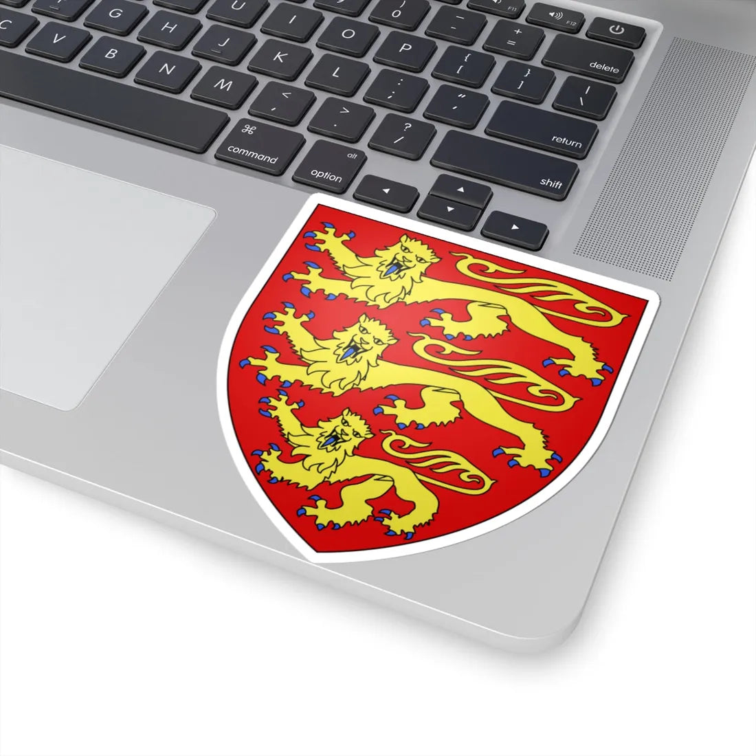 England COA (England) (Coat of Arms) STICKER Vinyl Kiss-Cut Decal - The Sticker Space