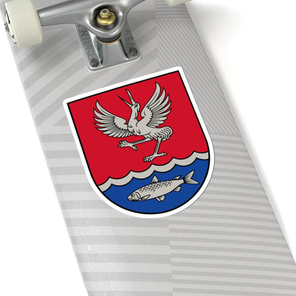 Engures novads COA (Latvia) (Coat of Arms) STICKER Vinyl Kiss-Cut Decal - The Sticker Space