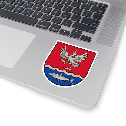 Engures novads COA (Latvia) (Coat of Arms) STICKER Vinyl Kiss-Cut Decal - The Sticker Space