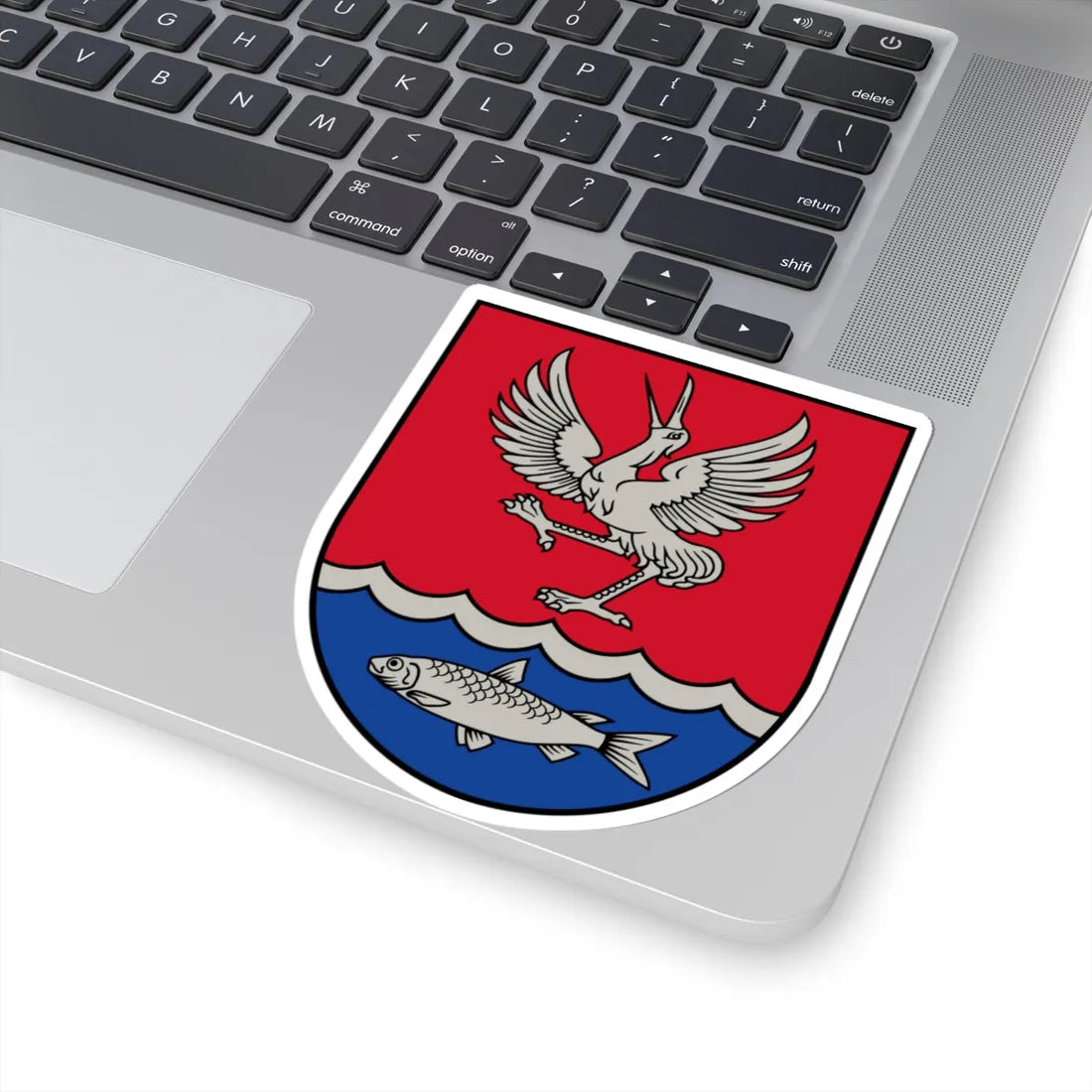 Engures novads COA (Latvia) (Coat of Arms) STICKER Vinyl Kiss-Cut Decal - The Sticker Space