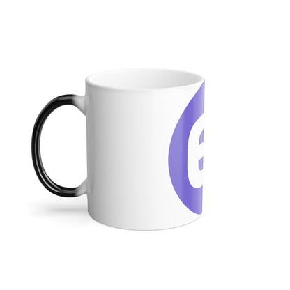 ENJIN COIN ENJ (Cryptocurrency) Color Changing Mug 11oz-11oz-The Sticker Space