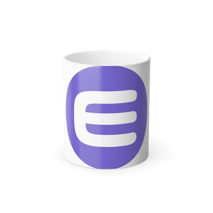 ENJIN COIN ENJ (Cryptocurrency) Color Changing Mug 11oz-11oz-The Sticker Space