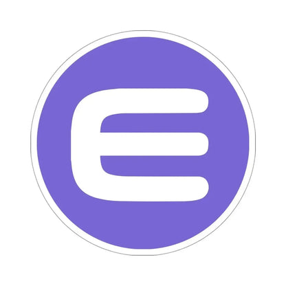 ENJIN COIN ENJ (Cryptocurrency) STICKER Vinyl Die-Cut Decal - The Sticker Space