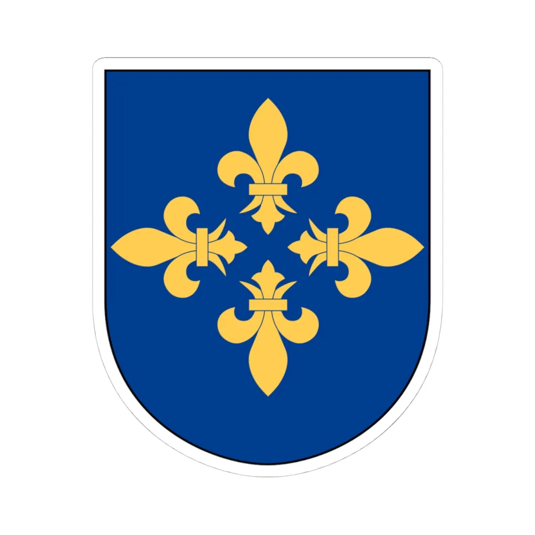 Enköping vapen (Sweden) (Coat of Arms) STICKER Vinyl Kiss-Cut Decal 4 Inch White - The Sticker Space