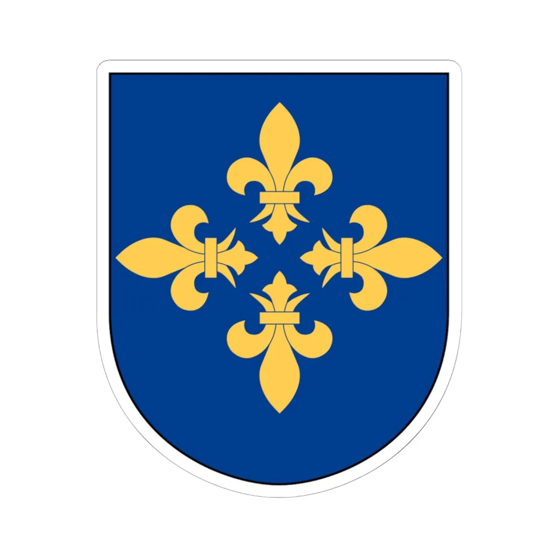 Enköping vapen (Sweden) (Coat of Arms) STICKER Vinyl Kiss-Cut Decal 6 Inch White - The Sticker Space