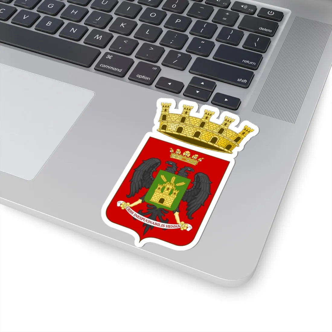 Enna-Stemma (Italy) (Coat of Arms) STICKER Vinyl Kiss-Cut Decal - The Sticker Space