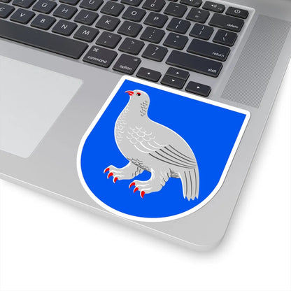 Enontekiö.vaakuna (Finland) (Coat of Arms) STICKER Vinyl Kiss-Cut Decal - The Sticker Space