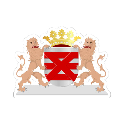 Enschede wapen (Netherlands) (Coat of Arms) STICKER Vinyl Kiss-Cut Decal 3 Inch White - The Sticker Space