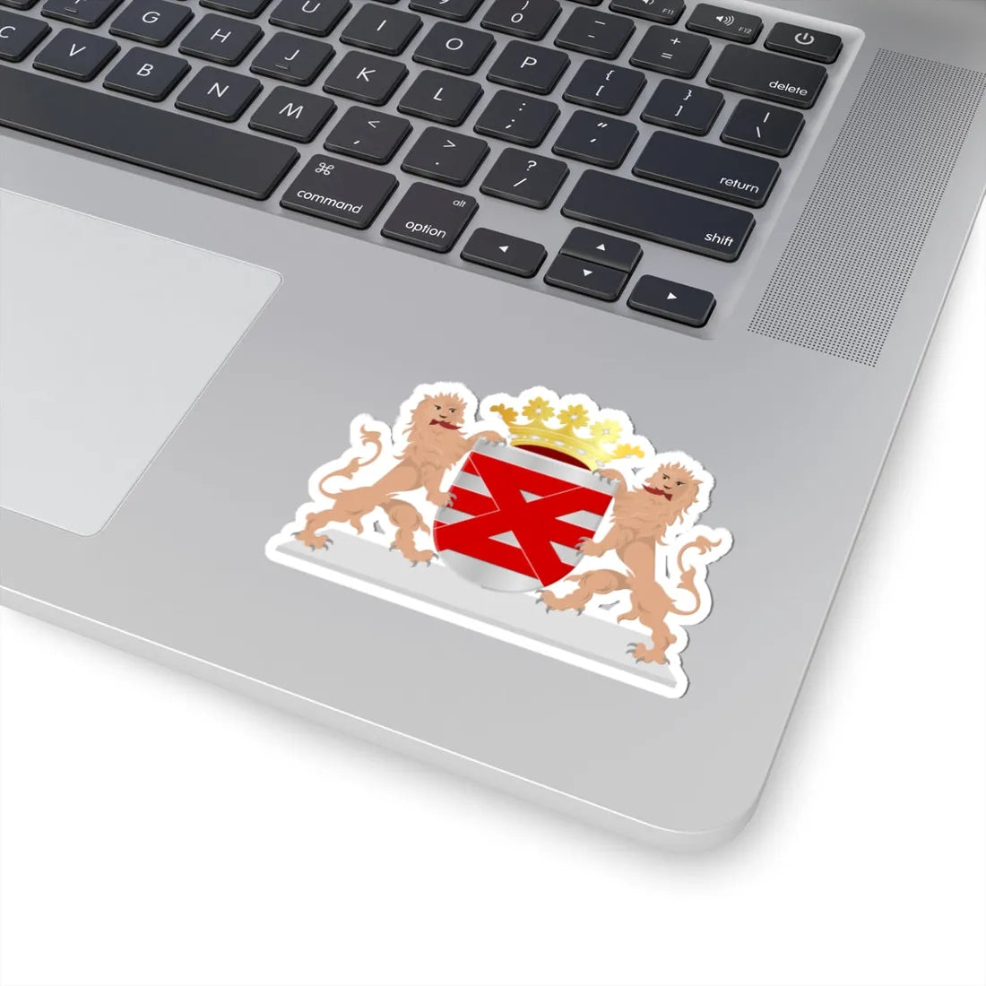 Enschede wapen (Netherlands) (Coat of Arms) STICKER Vinyl Kiss-Cut Decal - The Sticker Space