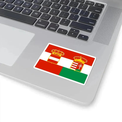 Ensign of Austro-Hungarian civil fleet 1869-1918 (Austria) STICKER Vinyl Kiss-Cut Decal - The Sticker Space