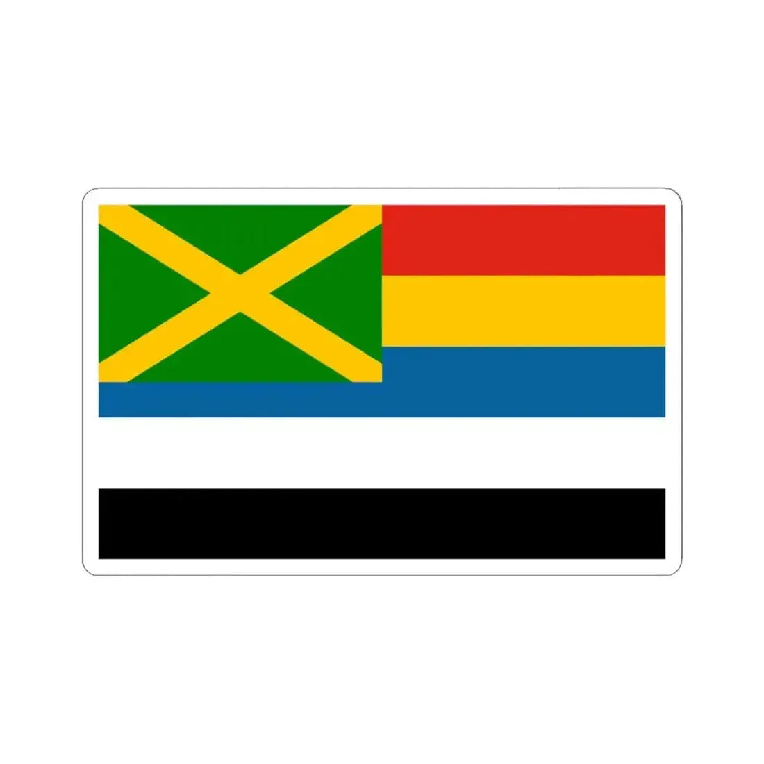 Ensign of Chinese Customs Beiyang Government (China) STICKER Vinyl Kiss-Cut Decal 6 Inch White - The Sticker Space