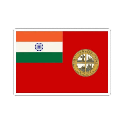Ensign of Commissioners of the Port of Calcutta (India) STICKER Vinyl Die-Cut Decal 2 Inch - The Sticker Space