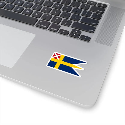 Ensign of Sweden and Norway 1815-1844 (Estonia) STICKER Vinyl Kiss-Cut Decal - The Sticker Space