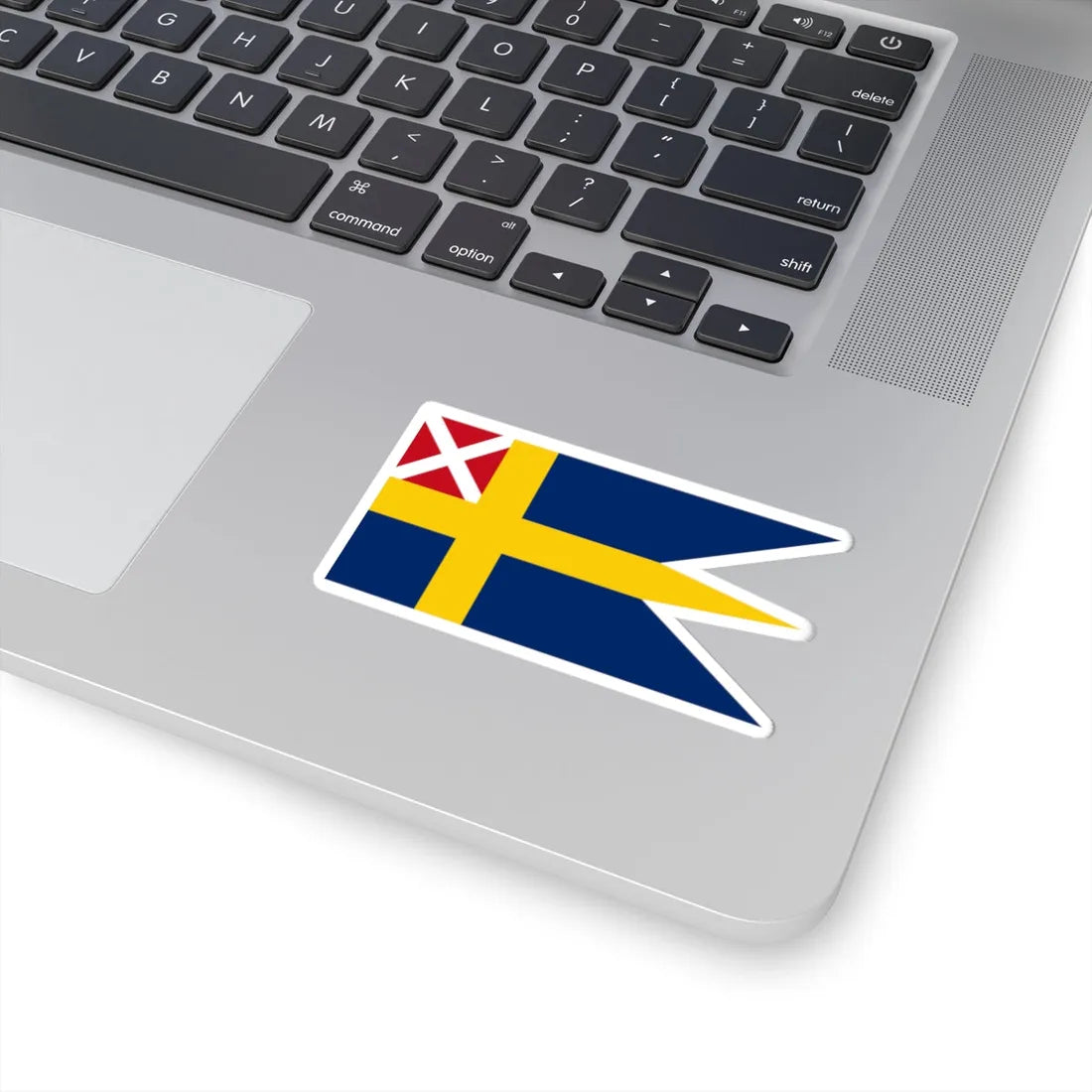Ensign of Sweden and Norway 1815-1844 (Estonia) STICKER Vinyl Kiss-Cut Decal - The Sticker Space