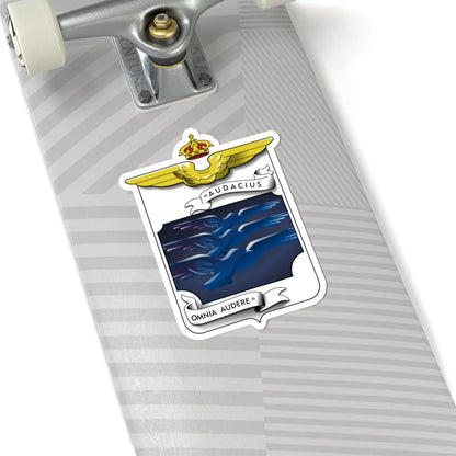 Ensign of the 14º Stormo BT coat of arms of the Italian Air Force (Italy) (Coat of Arms) STICKER Vinyl Kiss-Cut Decal - The Sticker Space