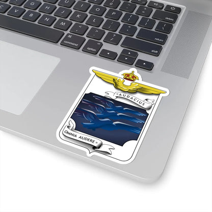 Ensign of the 14º Stormo BT coat of arms of the Italian Air Force (Italy) (Coat of Arms) STICKER Vinyl Kiss-Cut Decal - The Sticker Space