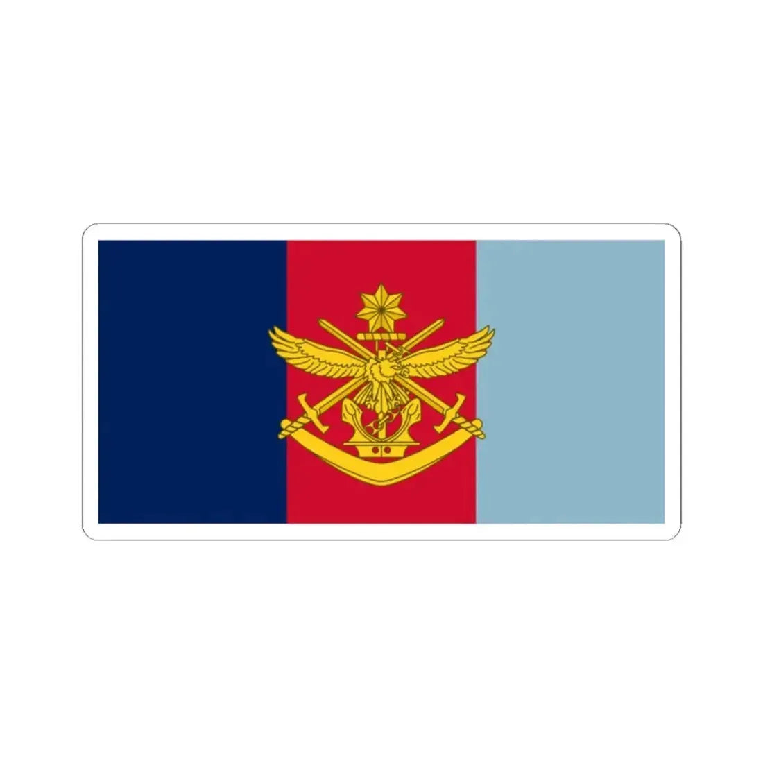 Ensign of the Australian Defence Force (Australia) STICKER Vinyl Kiss-Cut Decal 2 Inch White - The Sticker Space