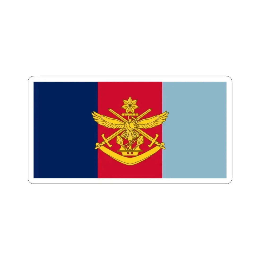 Ensign of the Australian Defence Force (Australia) STICKER Vinyl Kiss-Cut Decal 6 Inch White - The Sticker Space