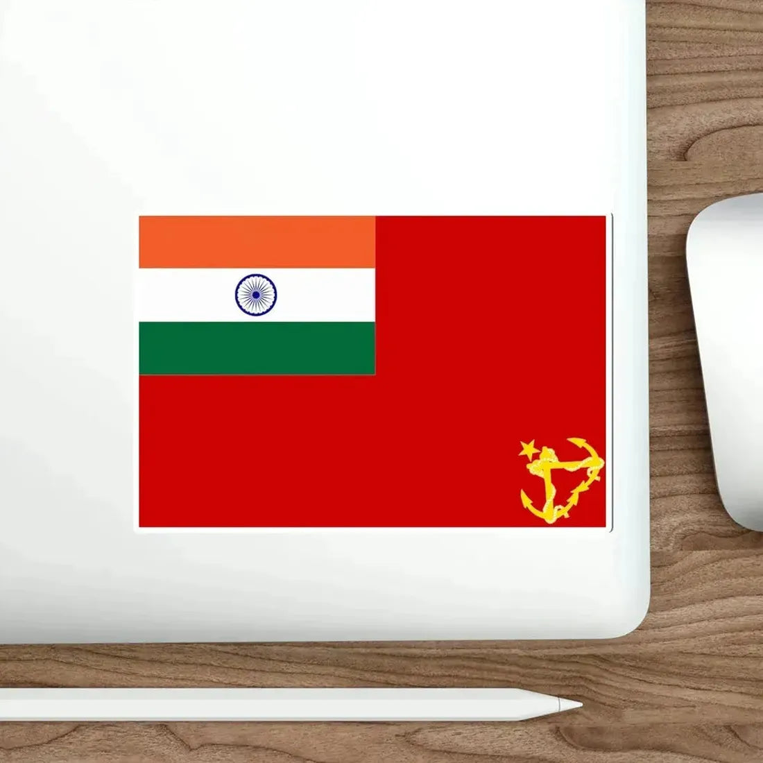 Ensign of the Bombay Harbour Trust (India) STICKER Vinyl Die-Cut Decal - The Sticker Space
