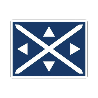 Ensign of the Chinese Salt Administration 1912-1929 (China) STICKER Vinyl Kiss-Cut Decal 3 Inch White - The Sticker Space