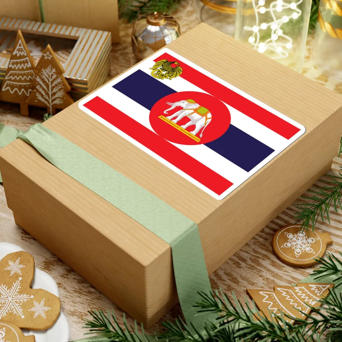 Ensign of the Customs Department Thailand (Thailand) STICKER Vinyl Kiss-Cut Decal - The Sticker Space