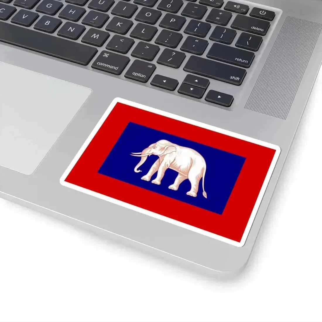 Ensign of the Front Palace Navy 1851-1885 (Cambodia) STICKER Vinyl Kiss-Cut Decal - The Sticker Space