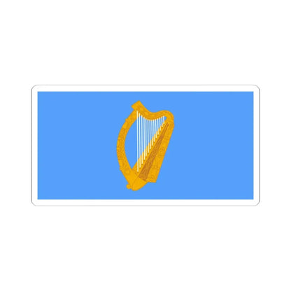 Ensign of the National Yacht Club Ireland pre-1945 (Ireland) STICKER Vinyl Kiss-Cut Decal 4 Inch White - The Sticker Space