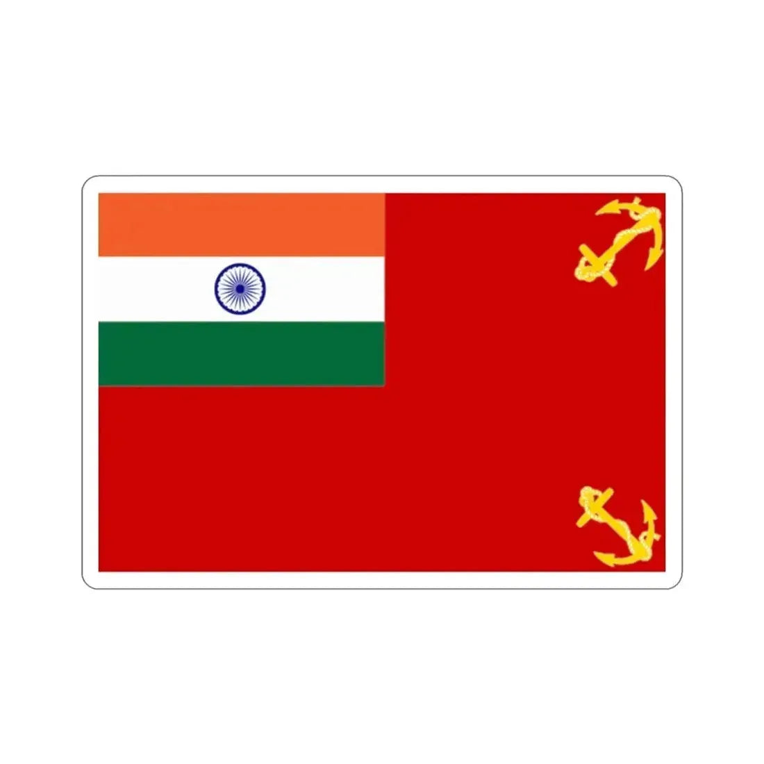 Ensign of the Port of Cochin (India) STICKER Vinyl Die-Cut Decal - The Sticker Space