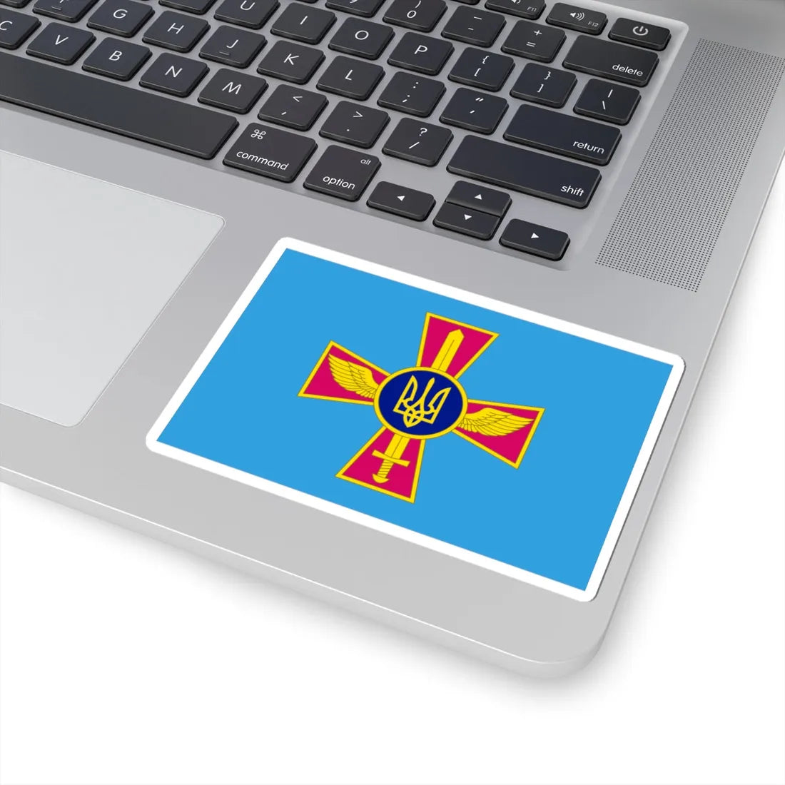Ensign of the Ukrainian Air Force (Ukraine) STICKER Vinyl Kiss-Cut Decal - The Sticker Space