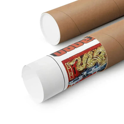 ENTER THE DRAGON 1973 - Paper Movie Poster - The Sticker Space