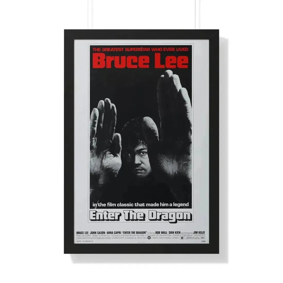 ENTER THE DRAGON (2) 1973 - Framed Movie Poster - The Sticker Space