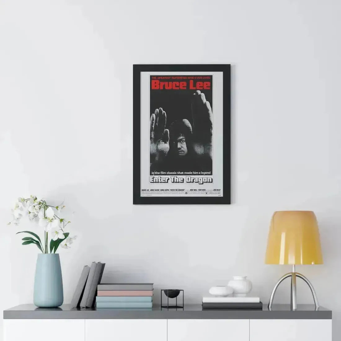 ENTER THE DRAGON (2) 1973 - Framed Movie Poster - The Sticker Space