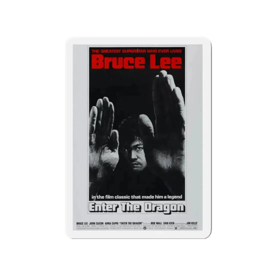 ENTER THE DRAGON (2) 1973 Movie Poster - Refrigerator Magnet 2 Inch - The Sticker Space