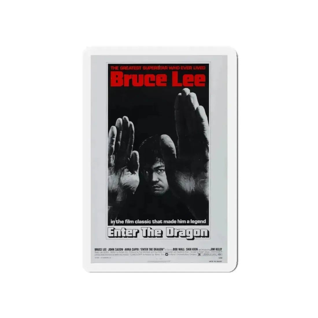 ENTER THE DRAGON (2) 1973 Movie Poster - Refrigerator Magnet 5 Inch - The Sticker Space
