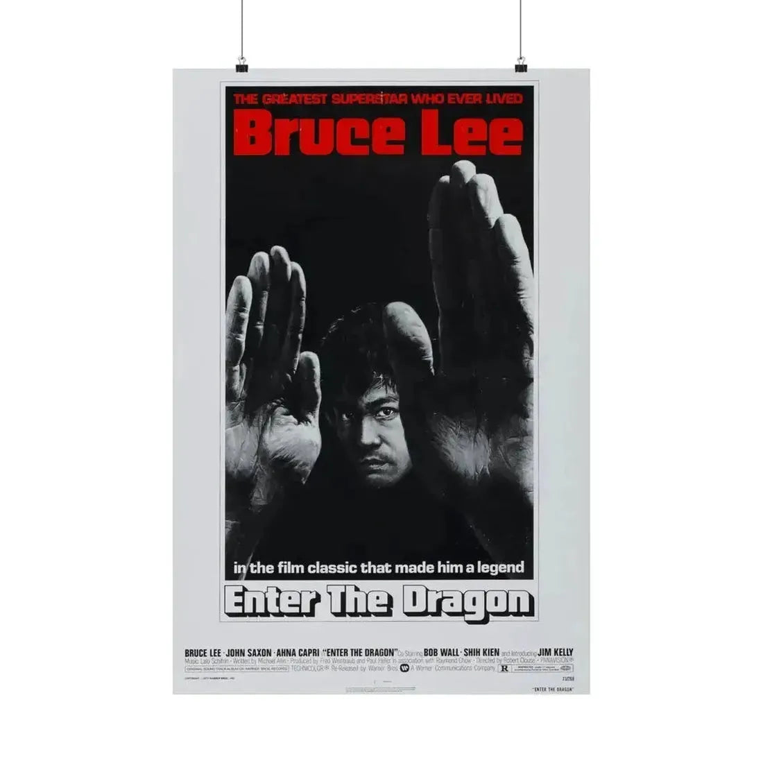 ENTER THE DRAGON (2) 1973 - Paper Movie Poster 24″ x 36″ Matte - The Sticker Space