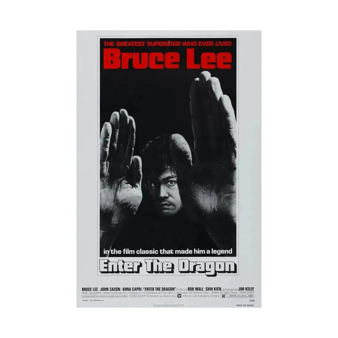 ENTER THE DRAGON (2) 1973 - Paper Movie Poster - The Sticker Space