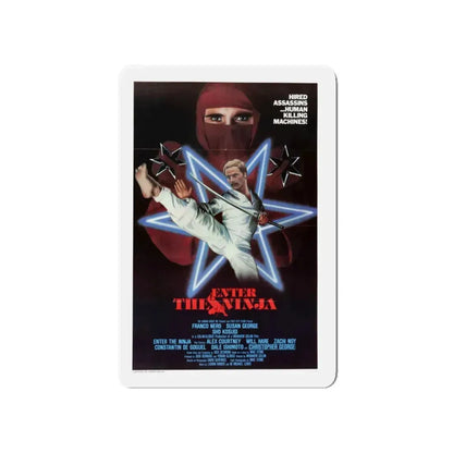 ENTER THE NINJA 1981 Movie Poster - Refrigerator Magnet 5 Inch - The Sticker Space