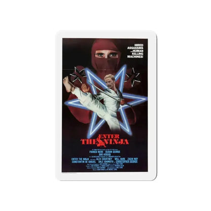 ENTER THE NINJA 1981 Movie Poster - Refrigerator Magnet - The Sticker Space