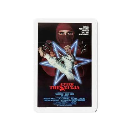 ENTER THE NINJA 1981 Movie Poster - Refrigerator Magnet - The Sticker Space