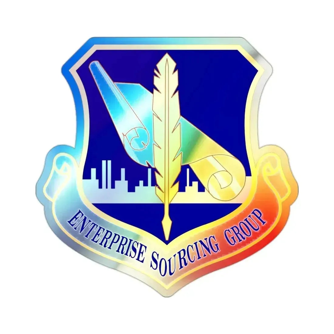 Enterprise Sourcing Group (U.S. Air Force) Holographic STICKER Die-Cut Vinyl Decal - The Sticker Space