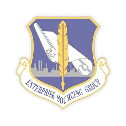 Enterprise Sourcing Group (U.S. Air Force) STICKER Vinyl Kiss-Cut Decal 6 Inch Transparent - The Sticker Space