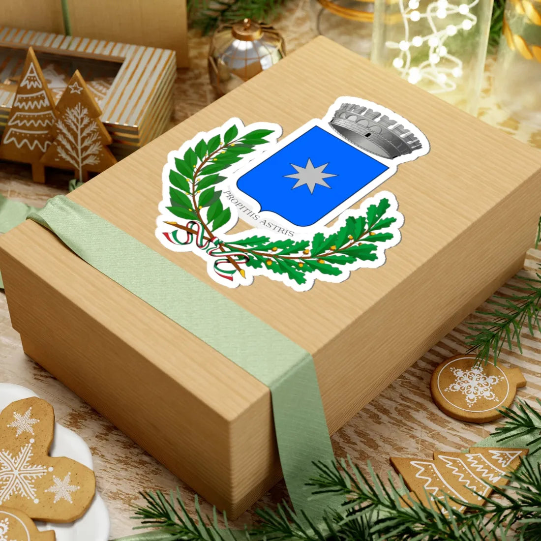 Entracque-Stemma (Italy) (Coat of Arms) STICKER Vinyl Kiss-Cut Decal - The Sticker Space