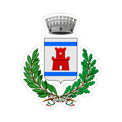 Envie-Stemma (Italy) (Coat of Arms) STICKER Vinyl Kiss-Cut Decal 6 Inch White - The Sticker Space