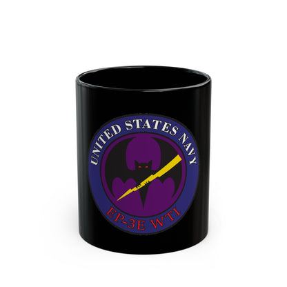 EP 3E WTI Weapons Tactics Instructor (U.S. Navy) Black Coffee Mug-11oz-The Sticker Space