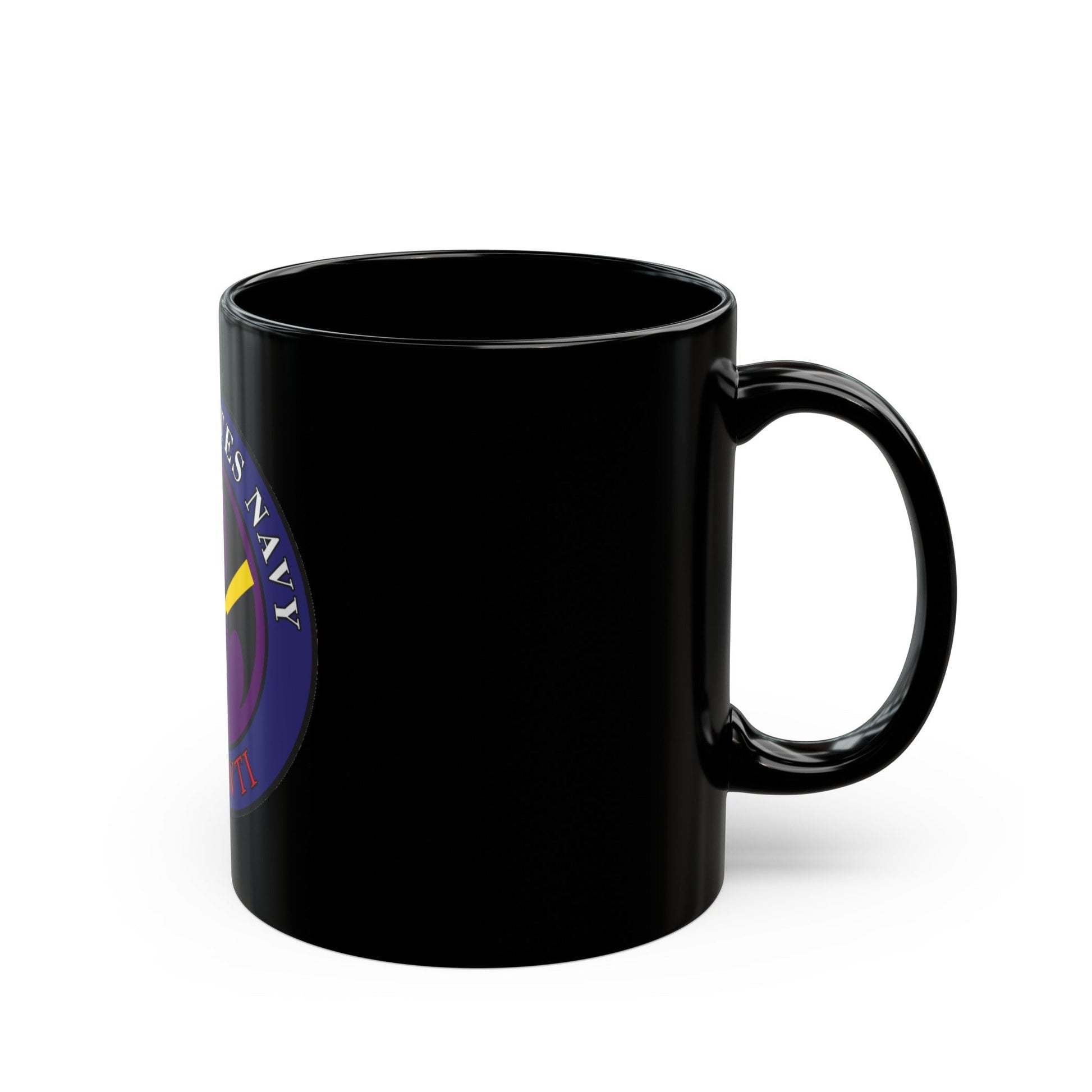 EP 3E WTI Weapons Tactics Instructor (U.S. Navy) Black Coffee Mug-The Sticker Space