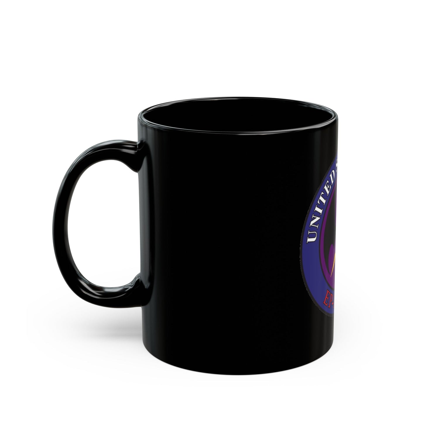 EP 3E WTI Weapons Tactics Instructor (U.S. Navy) Black Coffee Mug-The Sticker Space